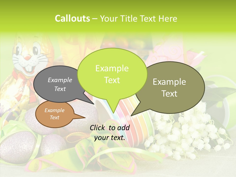 Ribbon Holiday Handmade PowerPoint Template