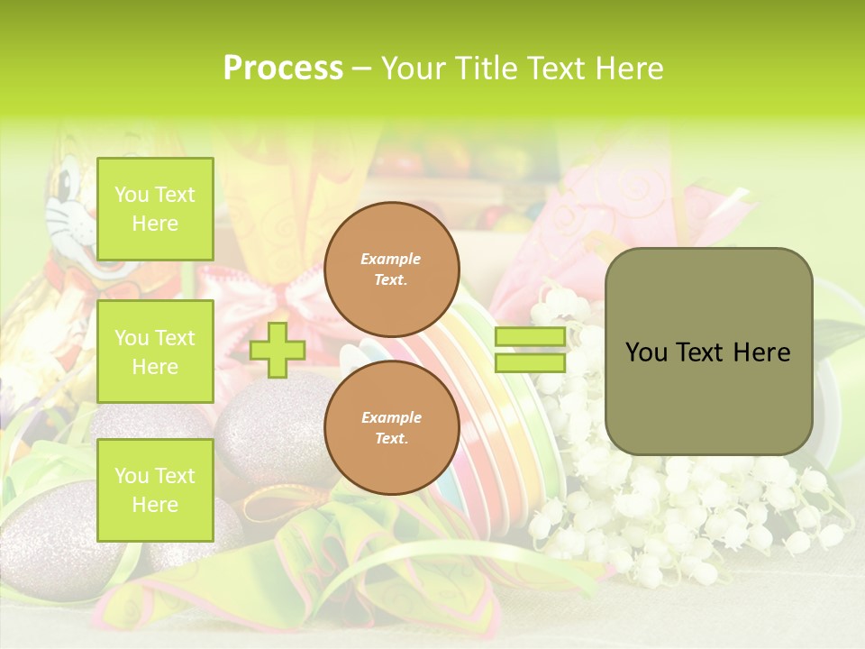 Ribbon Holiday Handmade PowerPoint Template