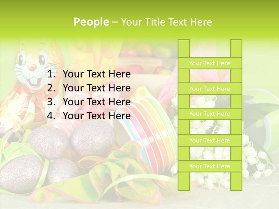 Ribbon Holiday Handmade PowerPoint Template