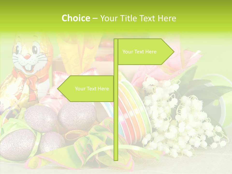 Ribbon Holiday Handmade PowerPoint Template