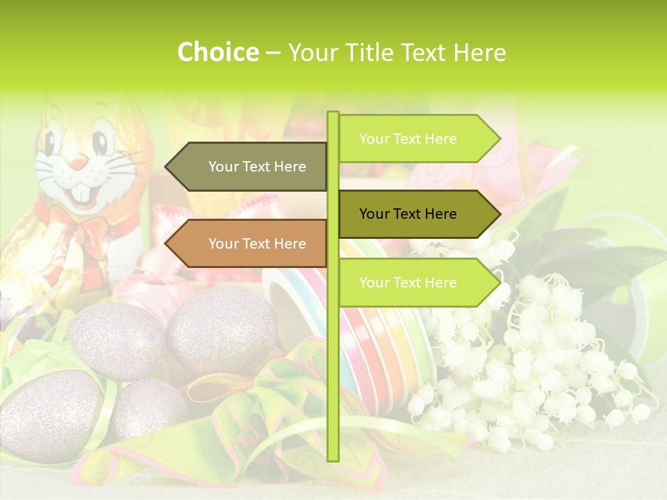 Ribbon Holiday Handmade PowerPoint Template