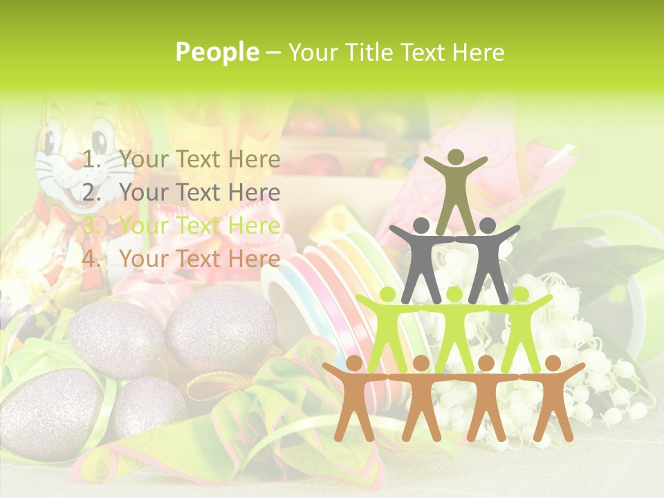 Ribbon Holiday Handmade PowerPoint Template