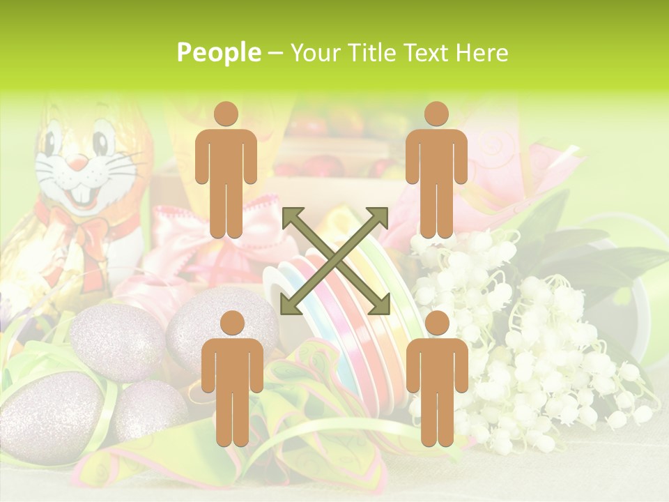 Ribbon Holiday Handmade PowerPoint Template