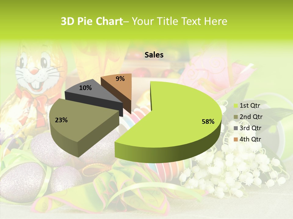 Ribbon Holiday Handmade PowerPoint Template