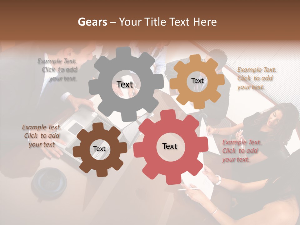 Secretary Team Businessteamwork PowerPoint Template