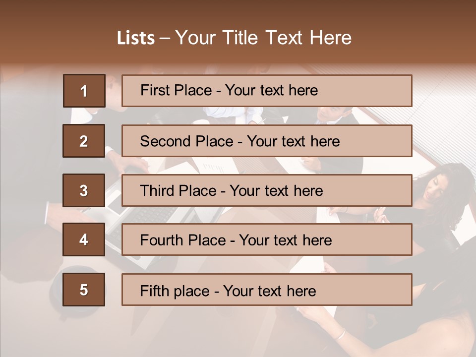 Secretary Team Businessteamwork PowerPoint Template