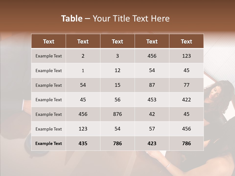 Secretary Team Businessteamwork PowerPoint Template