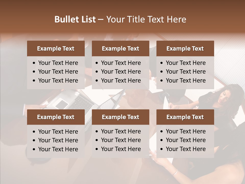 Secretary Team Businessteamwork PowerPoint Template