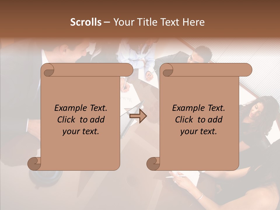 Secretary Team Businessteamwork PowerPoint Template