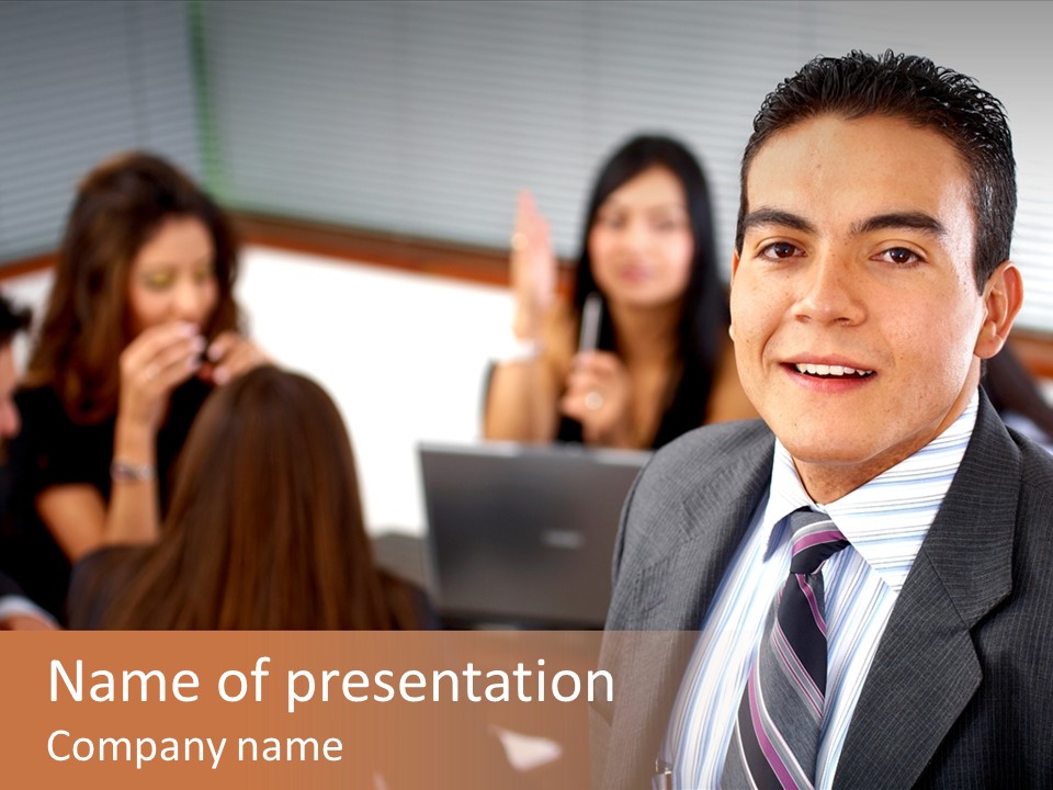 Manager Leader Staff PowerPoint Template