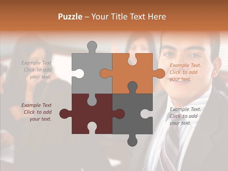 Manager Leader Staff PowerPoint Template