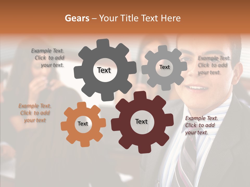 Manager Leader Staff PowerPoint Template