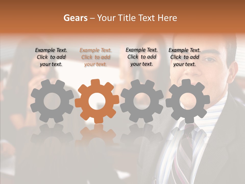 Manager Leader Staff PowerPoint Template