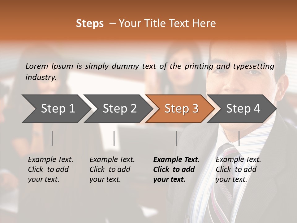 Manager Leader Staff PowerPoint Template