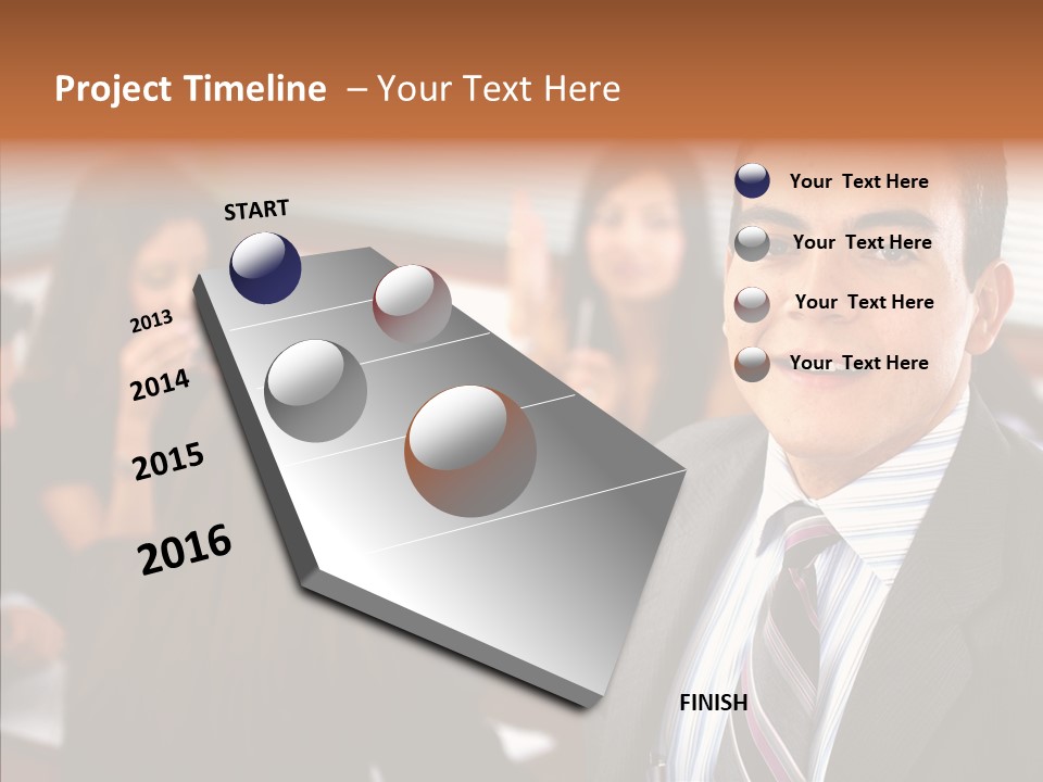 Manager Leader Staff PowerPoint Template