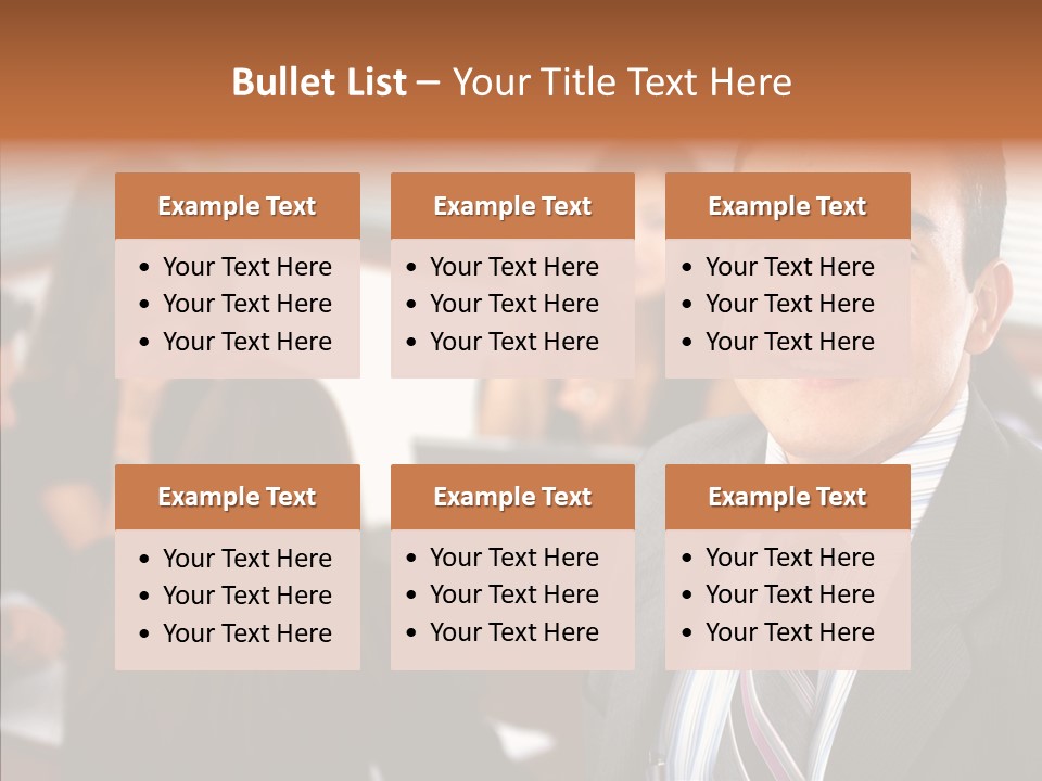 Manager Leader Staff PowerPoint Template