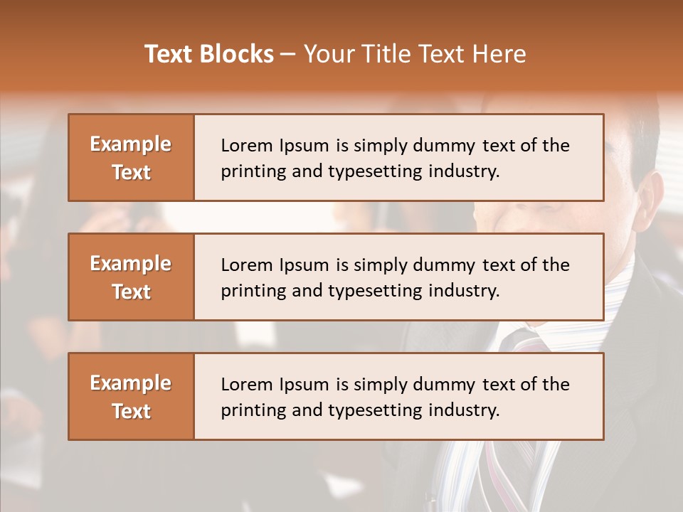 Manager Leader Staff PowerPoint Template