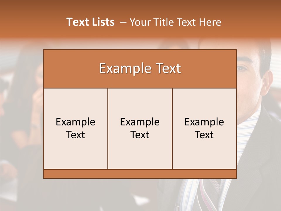 Manager Leader Staff PowerPoint Template