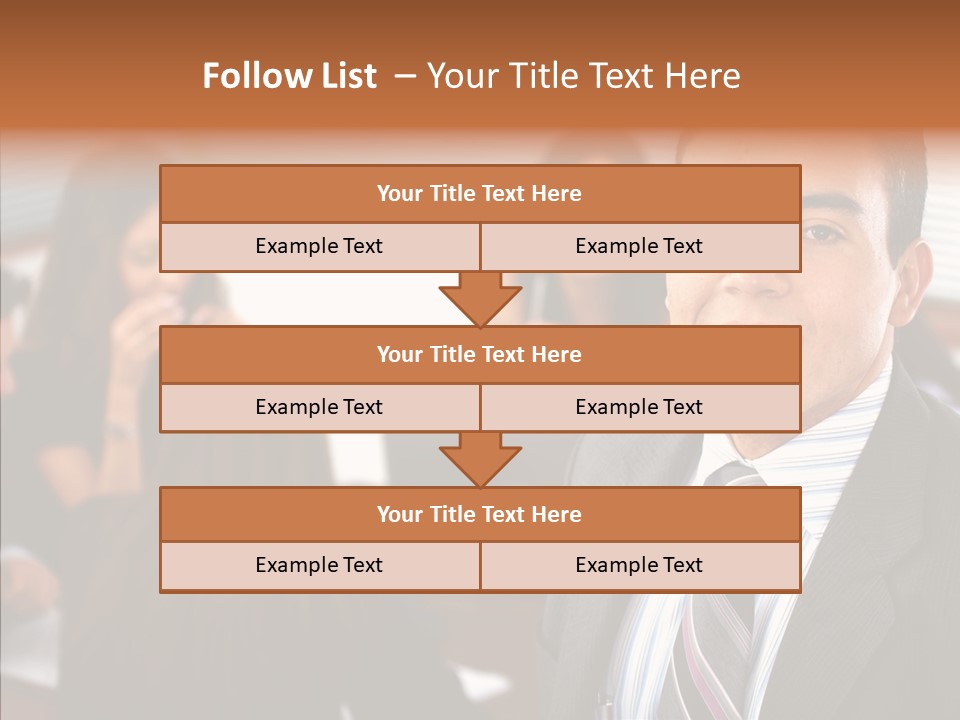 Manager Leader Staff PowerPoint Template