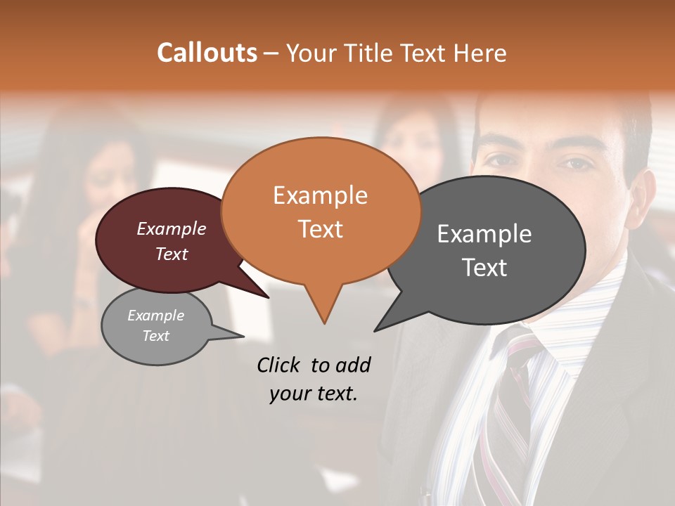 Manager Leader Staff PowerPoint Template