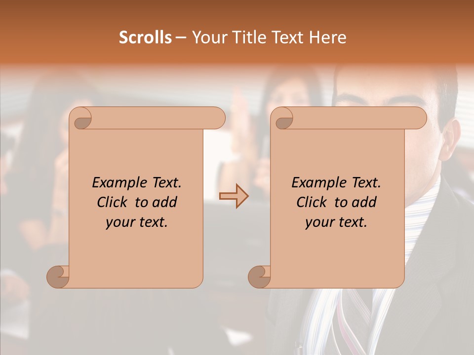 Manager Leader Staff PowerPoint Template