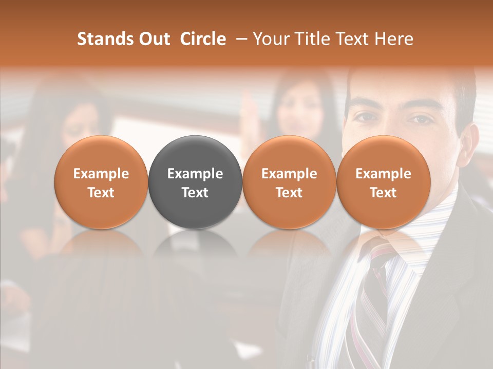 Manager Leader Staff PowerPoint Template