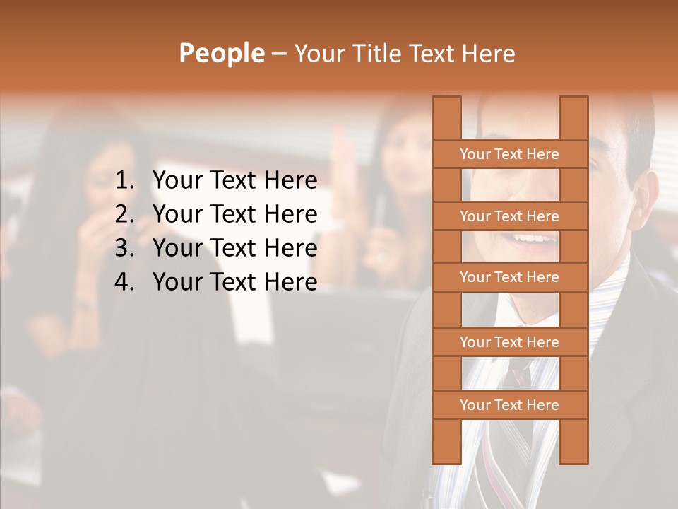 Manager Leader Staff PowerPoint Template