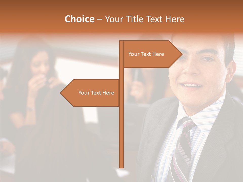 Manager Leader Staff PowerPoint Template