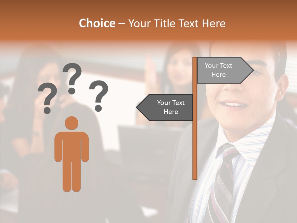 Manager Leader Staff PowerPoint Template