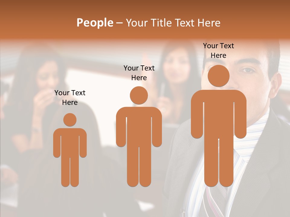 Manager Leader Staff PowerPoint Template