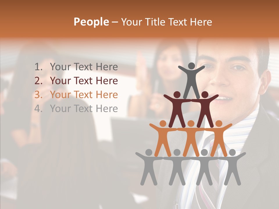 Manager Leader Staff PowerPoint Template