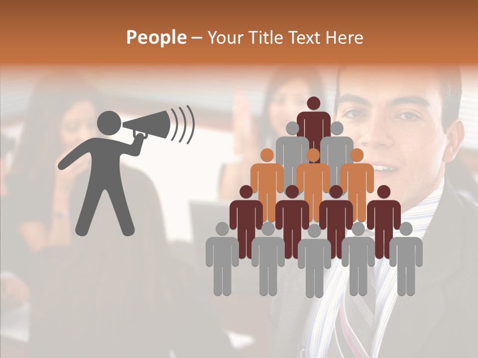 Manager Leader Staff PowerPoint Template