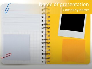 Documents Tabs Pad PowerPoint Template