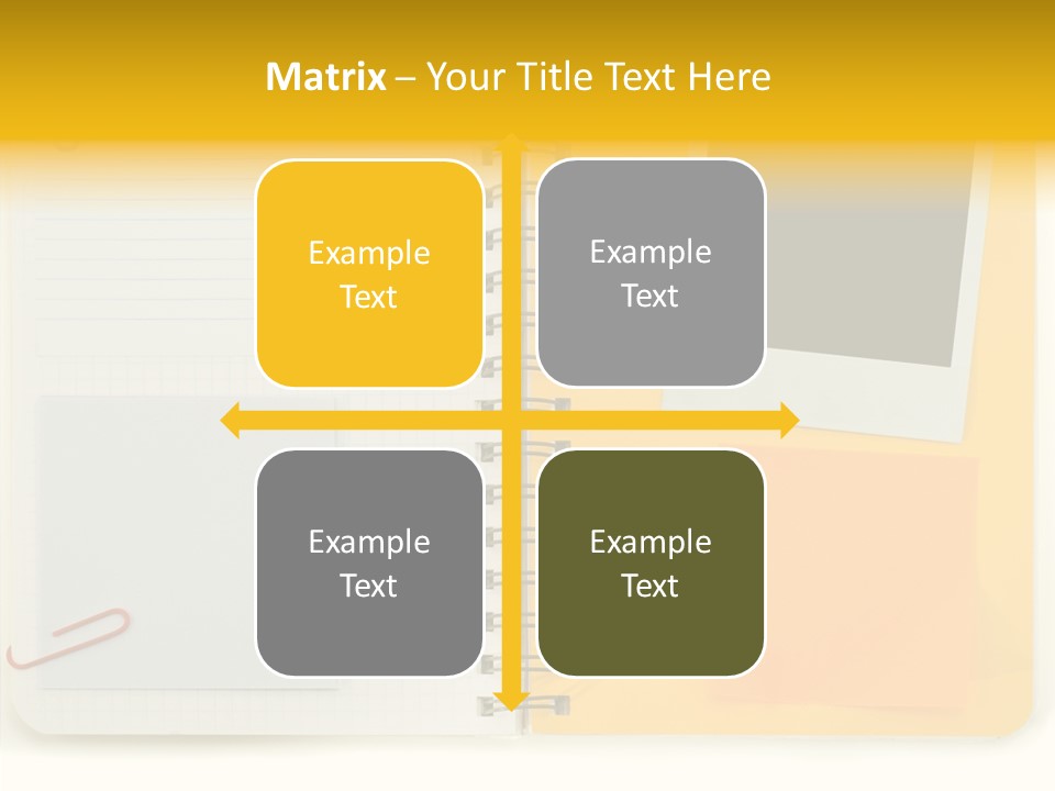 Documents Tabs Pad PowerPoint Template