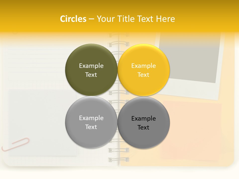 Documents Tabs Pad PowerPoint Template
