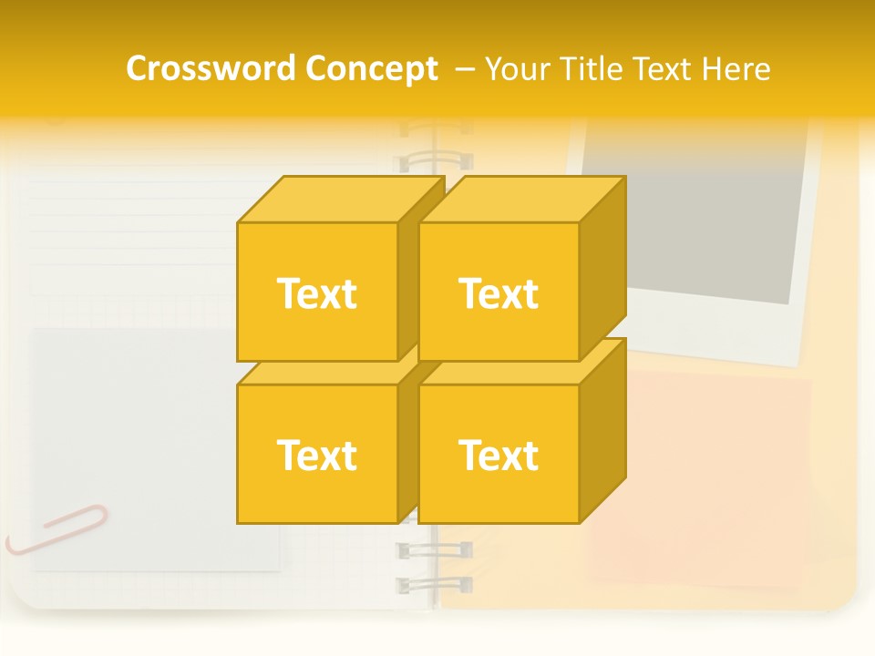 Documents Tabs Pad PowerPoint Template