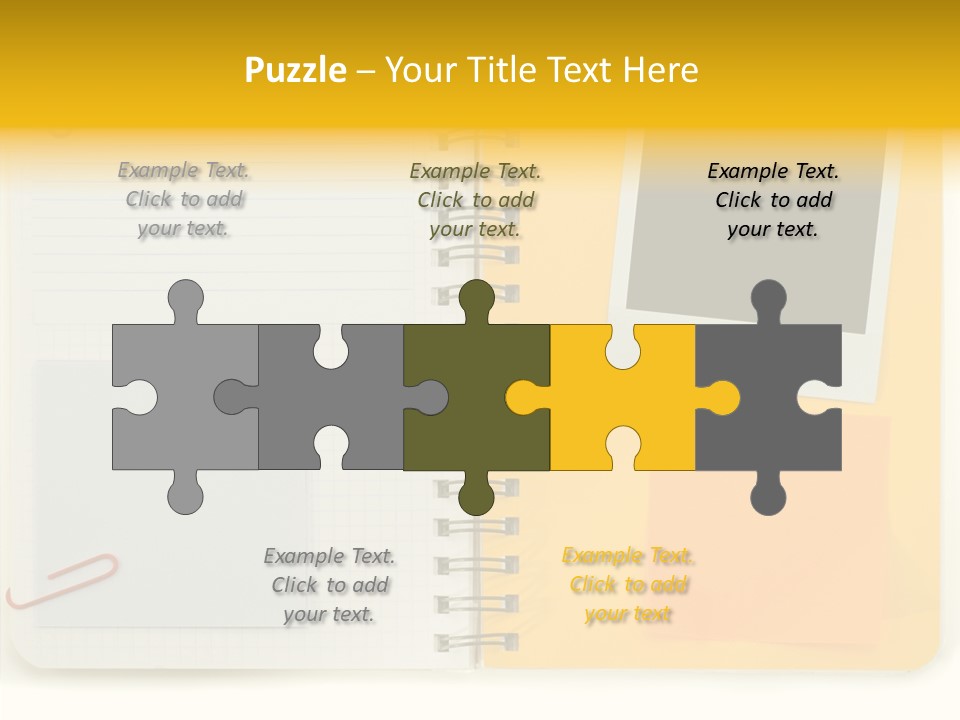 Documents Tabs Pad PowerPoint Template