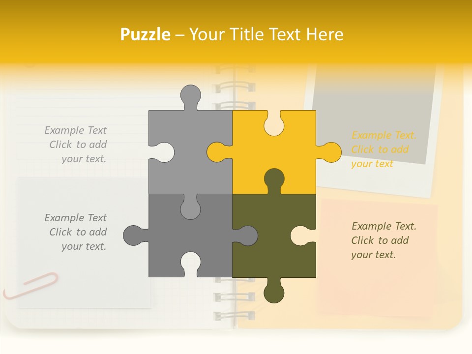 Documents Tabs Pad PowerPoint Template