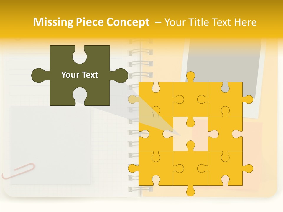 Documents Tabs Pad PowerPoint Template