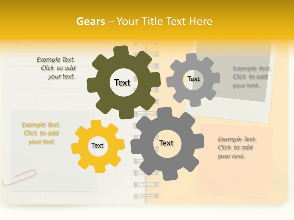 Documents Tabs Pad PowerPoint Template