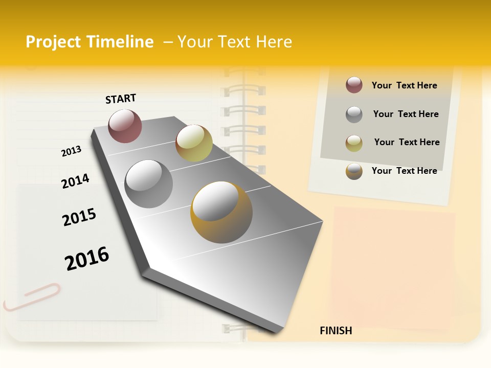 Documents Tabs Pad PowerPoint Template