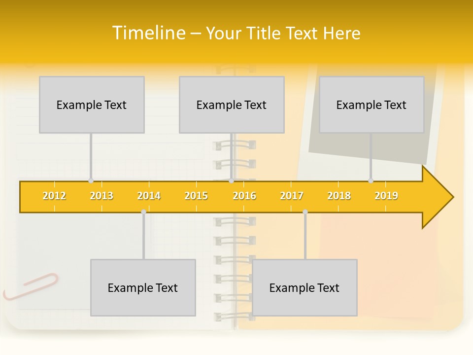 Documents Tabs Pad PowerPoint Template