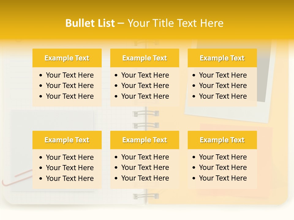 Documents Tabs Pad PowerPoint Template