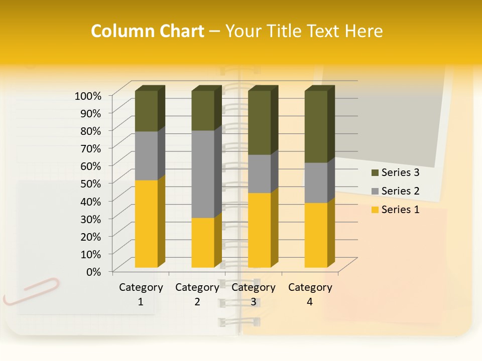 Documents Tabs Pad PowerPoint Template