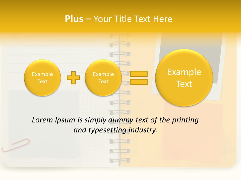 Documents Tabs Pad PowerPoint Template