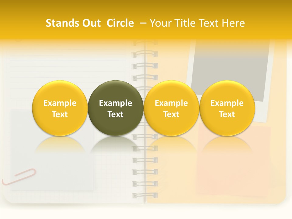 Documents Tabs Pad PowerPoint Template