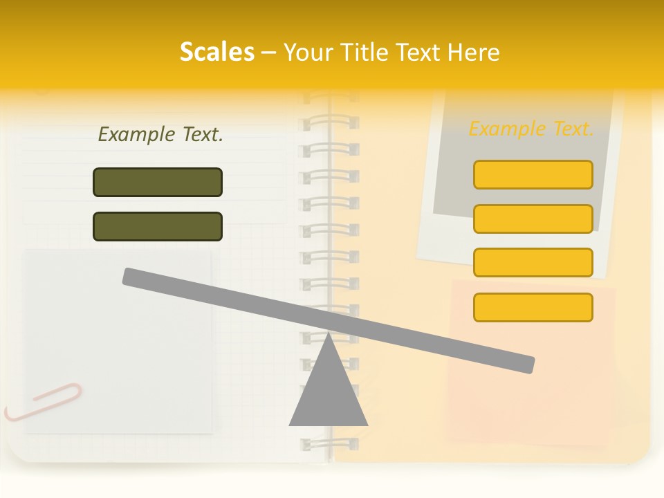 Documents Tabs Pad PowerPoint Template