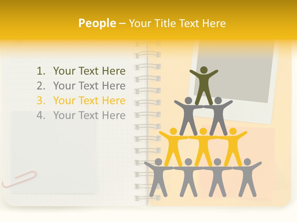 Documents Tabs Pad PowerPoint Template