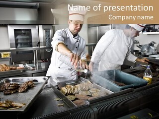 Profession Meat Course PowerPoint Template