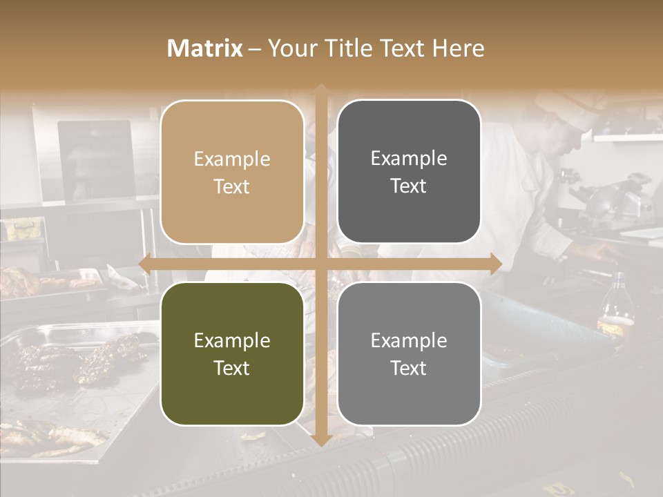 Profession Meat Course PowerPoint Template